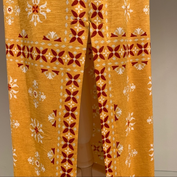 TIGERLILY Women’s Anja Maxi Dress Yellow Size 10 - Picture 4 of 5